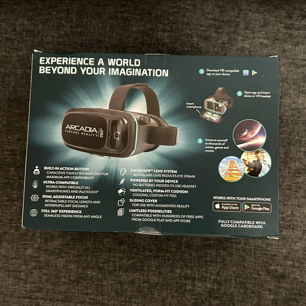 Arcadia Black Virtual Reality Headset
